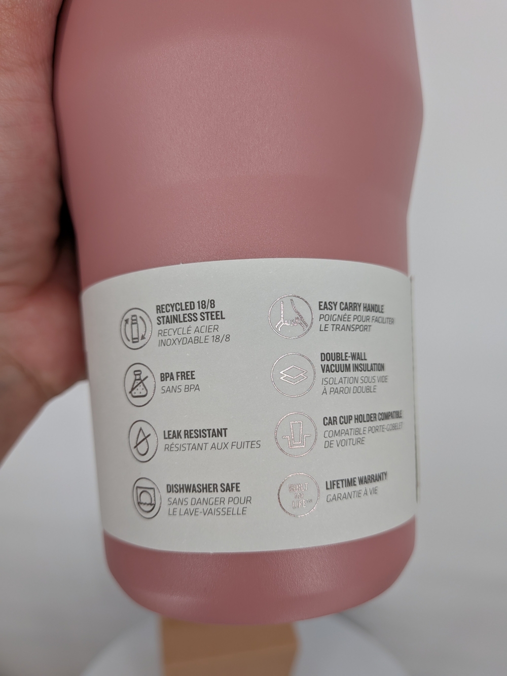 NEW Stanley The IceFlow Flip Straw Tumbler water bottle cup 20 OZ antique pink - Picture 7 of 11